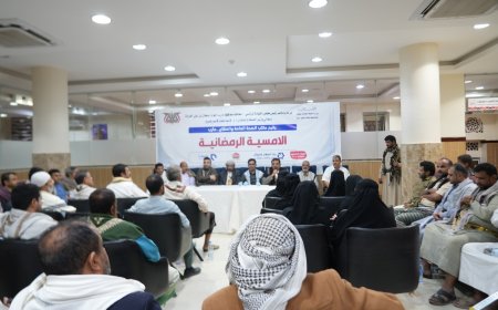 مكتب الصحة بمأرب يقيم إفطاراً رمضانياً.. والوكيل الباكري يؤكد أولوية دعم القطاع الصحي