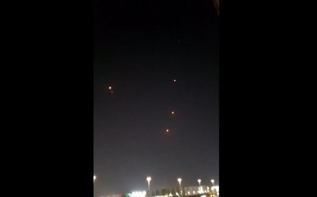 دوي انفجارات قرب مطار أبوظبي ..