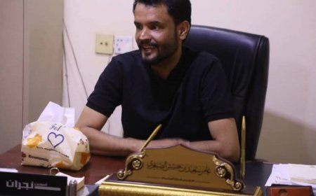 حضرموت: مدير عام منفذ الوديعة ينفي وجود تكدس للشاحنات ويؤكد انتظام حركة الصادرات