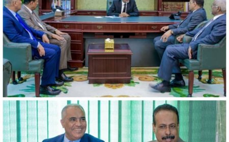 عضو مجلس القيادة الرئاسي الصبيحي يناقش مع عدد من الوزراء تطوير الأداء وتعزيز الخدمات