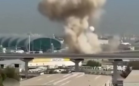 بالرغم من نفي الامارات .. وكالات أنباء إعلامية :"  تعرض مطار دبي لمسيرة"