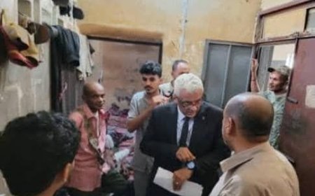 النيابة العامة تنفذ نزولًا ميدانيًا لتفتيش أماكن الاحتجاز في المعلا بعدن
