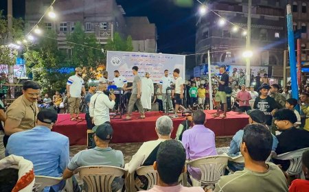 بن جرادي يفتتح بطولة القوة ومصارعة الذراعين (الريست) في مديرية صيرة بعدن