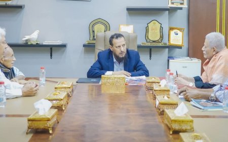 محافظ العاصمة عدن يبحث مع نقابة المهندسين سُبل تعزيز التعاون المشترك وتنسيق الجهود