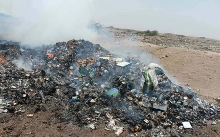 إتلاف ( 4 ) أطنان مواد غذائية منتهية الصلاحية في مديرية المنصورة بعدن..