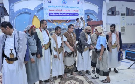 تكريم 200 جريح من جرحى الجيش من أبناء مديرية القفر بمحافظة إب