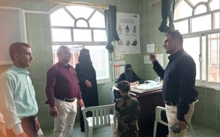 مدير فرع الصحة يتفقد سير العمل بمركز 14 أكتوبر الصحي، ويؤكد على الانضباط ورفع جودة الخدمات