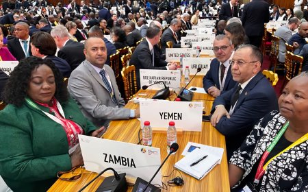 اليمن يشارك أعمال المؤتمر الوزاري ال14 لمنظمة التجارة العالمية في الكاميرون بوفد ترأسه وزير الصناعة والتجارة