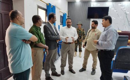 وكيل أول المهرة يدشن امتحانات الكفاءة لمزاولي المهن الطبية والصحية بالغيضة