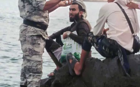 مركز صيرة الأمن البحري خفر السواحل ينفذ حملة توعوية خاطر السباحة في المواقع غير الآمنة