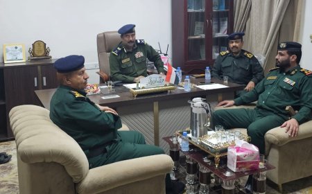وكيل وزارة الداخلية يطّلع على مستوى الأداء والانضباط بأمن وادي وصحراء حضرموت ويترأس اجتماعاً لتنظيم الموارد البشرية