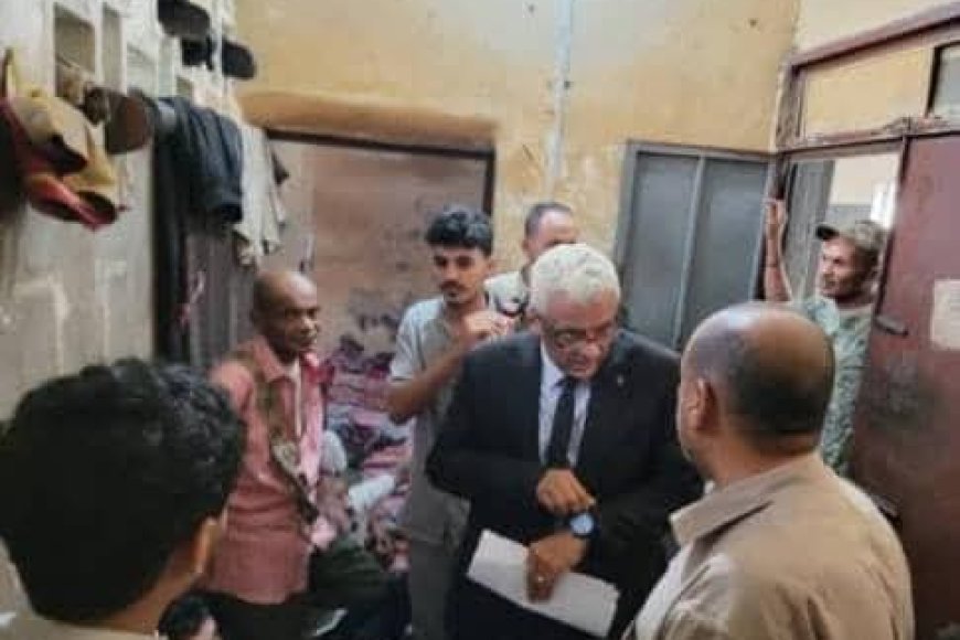 النيابة العامة تنفذ نزولًا ميدانيًا لتفتيش أماكن الاحتجاز في المعلا بعدن