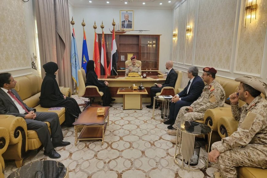 وزير الدفاع يبحث مع الصليب الأحمر تعزيز التعاون الإنساني&nbsp;