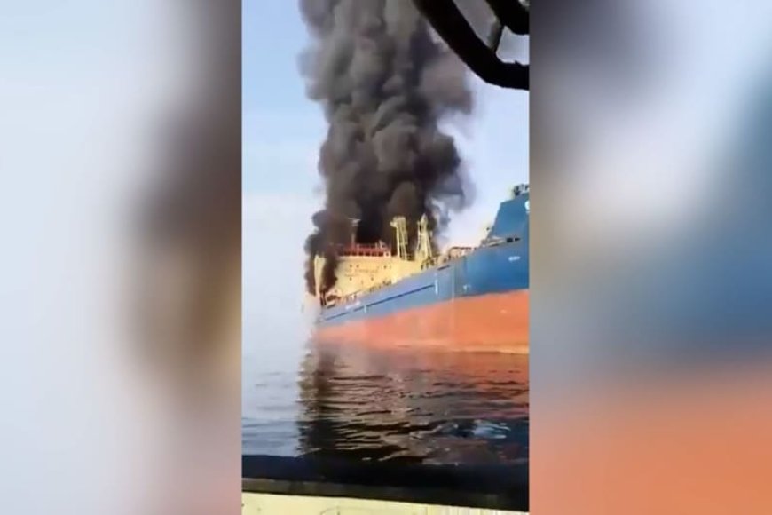 رغم مزاعم أميركا بحمايتها .. السفن في مضيق هرمز تشتعل !