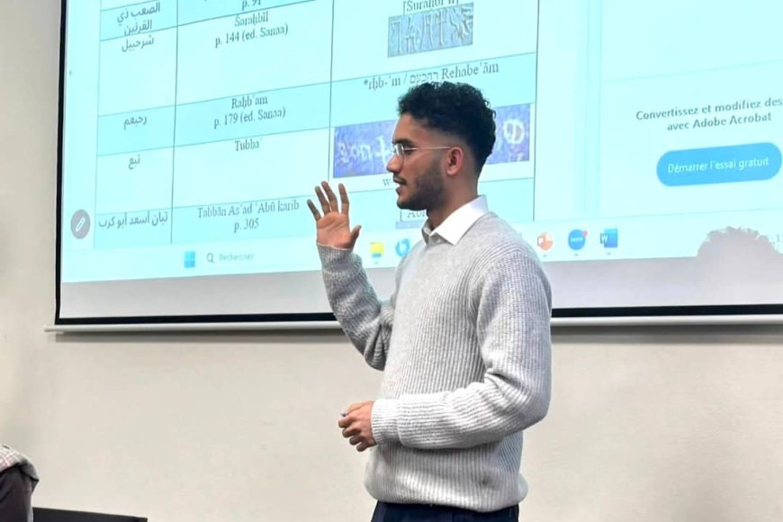 باحث يمني يشارك في ندوة علمية بجامعة ستراسبورغ حول التاريخ والخيال في شبه الجزيرة العربية