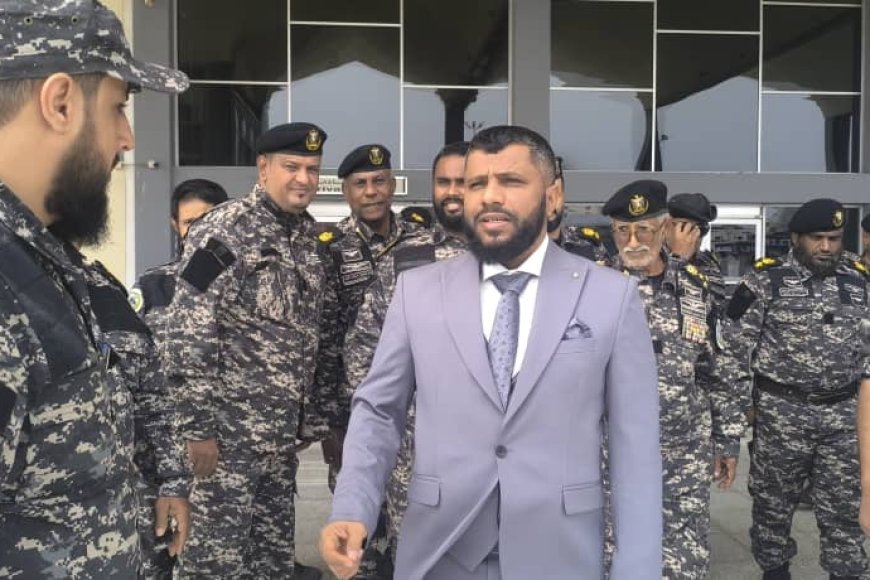 وصول القائد العام لقوات حرس المنشآت إلى عدن قادما من السعودية