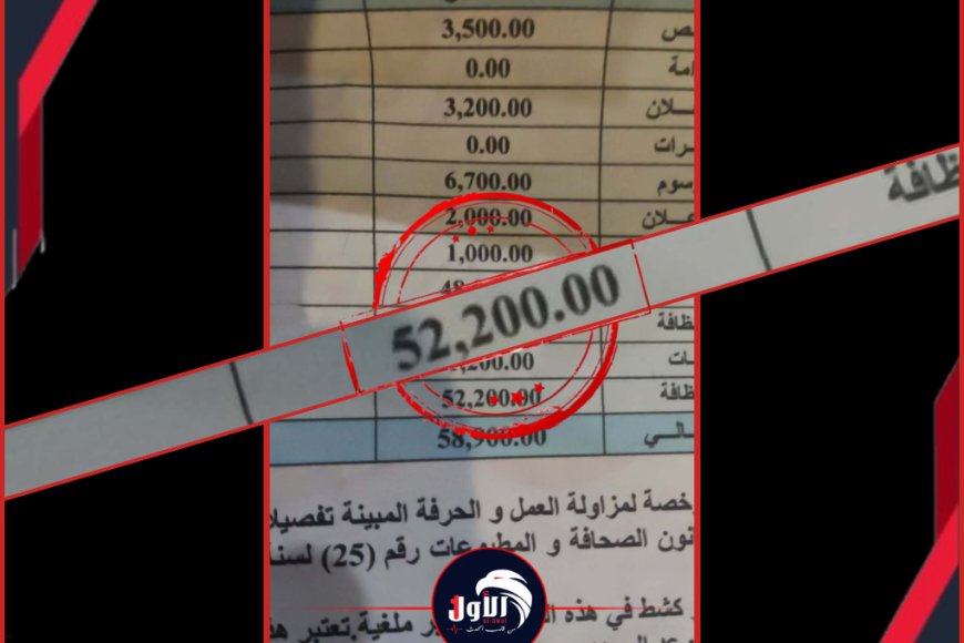 بالوثيقة!!. فيما رئاسة الوزراء في خضم حربها مع (الضرائب) صدمة في عدن من إضافة رسوم جديدة!
