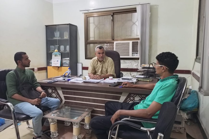 *اجتماع يناقش اوجه التعاون المشترك لمساندة المنكوبين من اضرار المنخفض الجوي بمديرية المكلا*&nbsp;