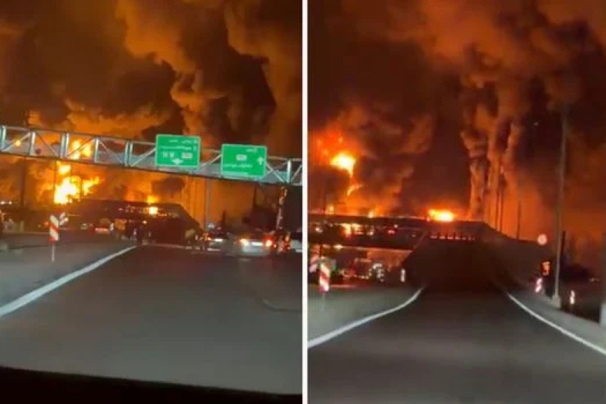 بالفيديو طهران تحترق!.. انفجارات متتالية وأعمدة دخان تغطي الأفق