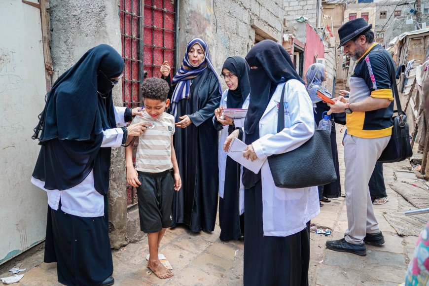 الترصد الوبائي بمديرية صيرة ينفذ نزولاً ميدانياً لضبط حالات الملاريا