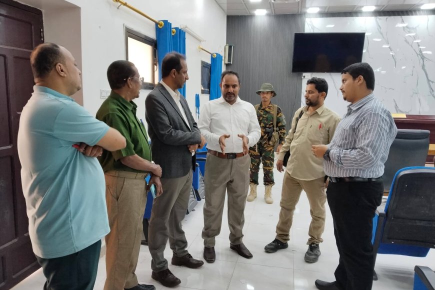 وكيل أول المهرة يدشن امتحانات الكفاءة لمزاولي المهن الطبية والصحية بالغيضة