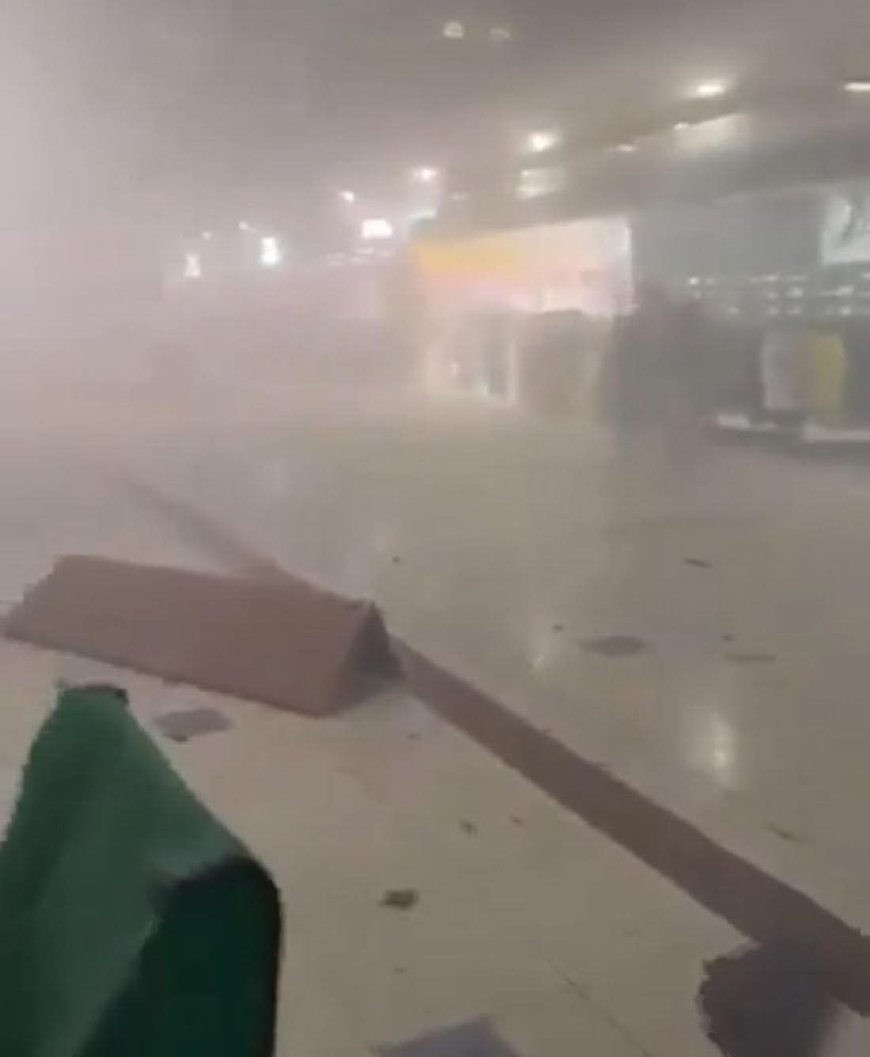 استهداف مطار دبي و وقوع إصابات