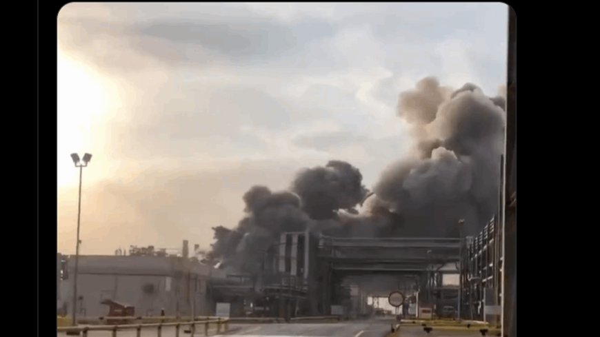 اغلاق مصفاة وحريق في ارامكو السعودية اثر هجوم بطائرة مسيرة