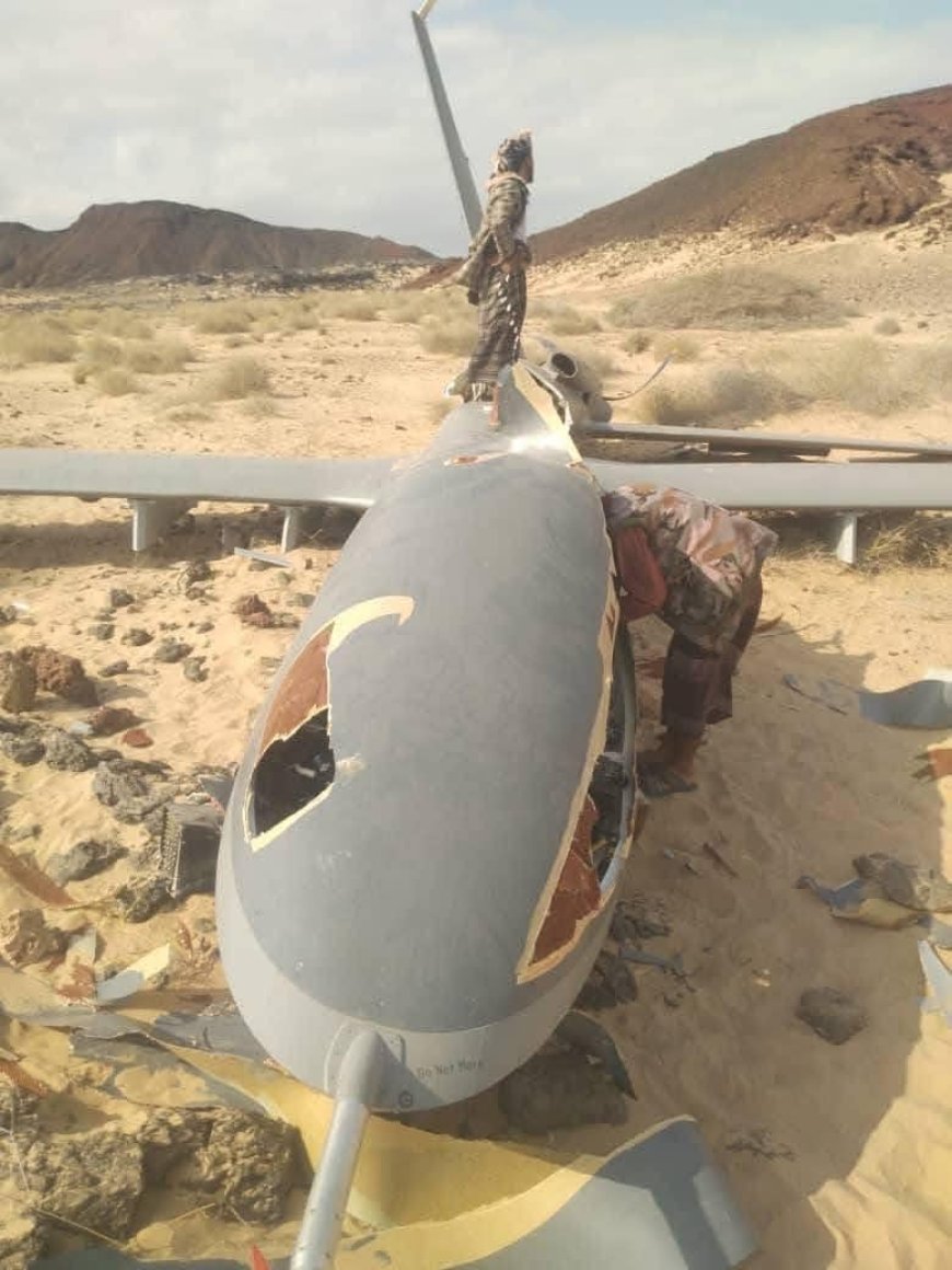 عاجل: سقوط طائرة استطلاع مسيّرة غامضة في بأبين 