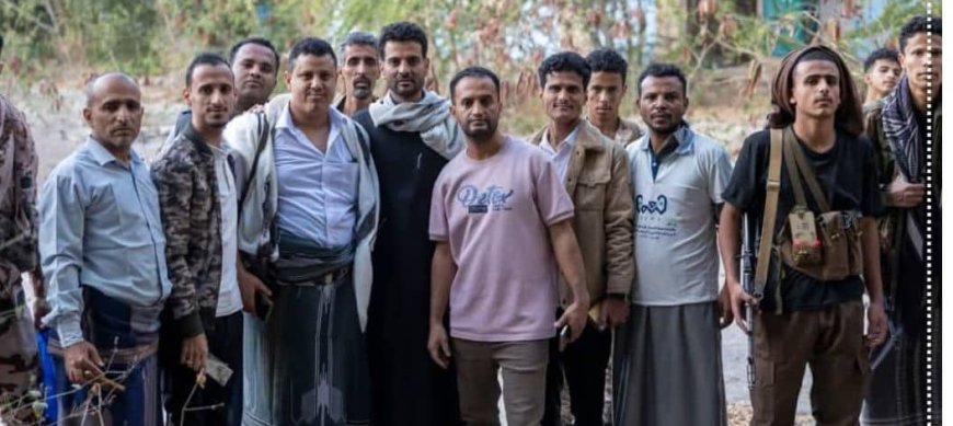 تعز..شباب تعز يزورون جبهة كلابة ضمن البرنامج الشبابي الرمضاني