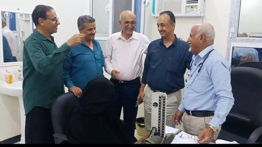 برعاية الشعبي.اختتام المخيم المجاني للأمراض العصبية والنفسية في مجمع حاشد الصحي بالمنصورة