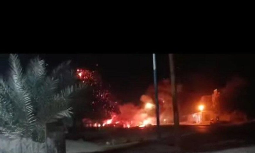 بـ(الصورة) انفجارات تهز سيئون.. حريق يشعل الذعر بين السكان