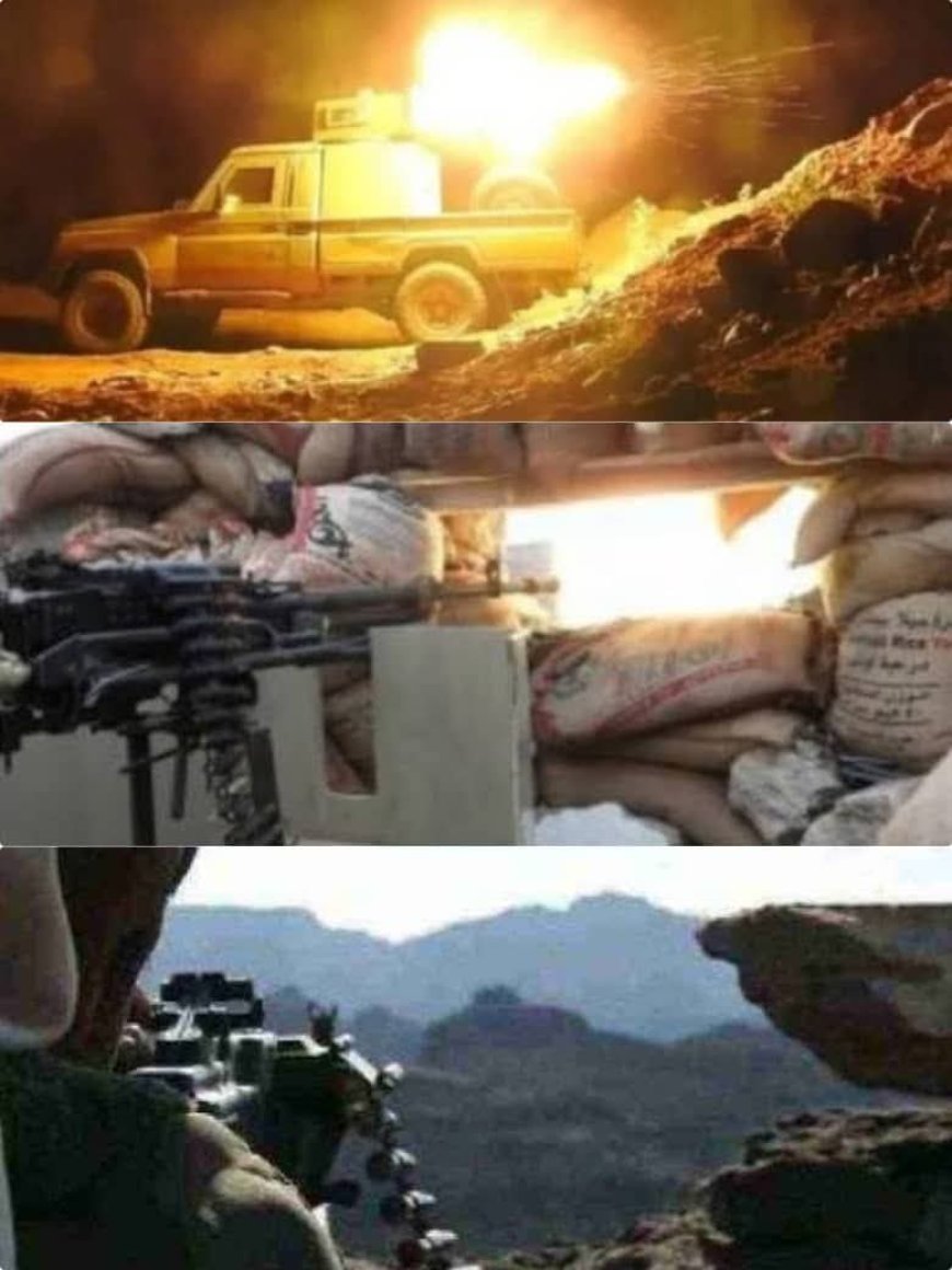 صعدة: أبطال القوات المسلحة يفشلون هجوماً لمليشيا الحوثي الإرهابية في جبهة رازح