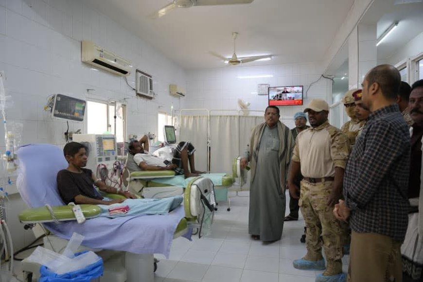 قوات درع الوطن - الفرقة الثانية تنفذ زيارة عيدية إنسانية لمرضى مستشفى القطن بوادي حضرموت