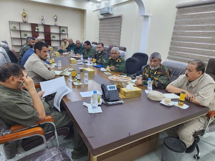 اجتماع مشترك للجنة الإدارية العليا مع إدارة أمن العاصمة عدن.