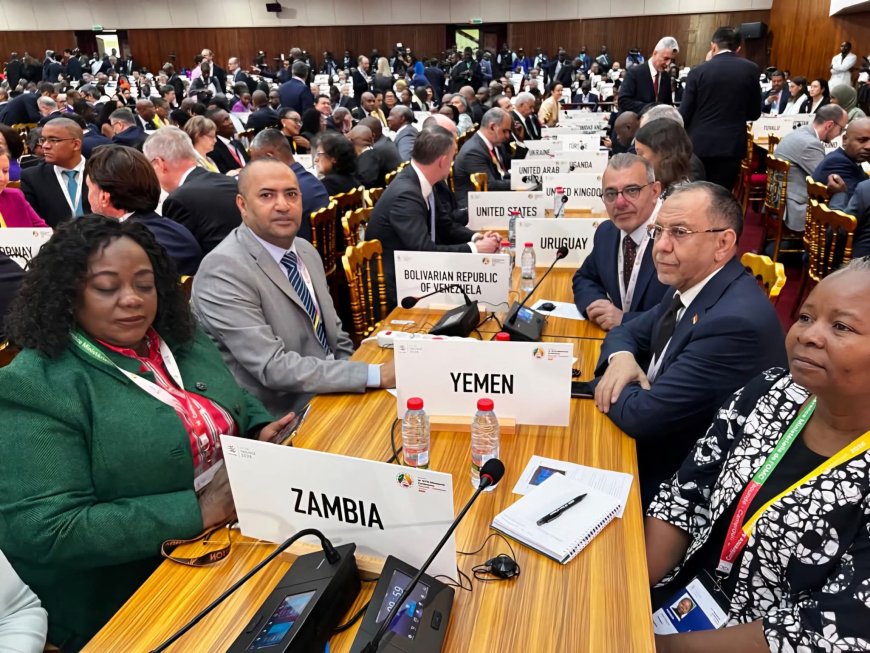 اليمن يشارك أعمال المؤتمر الوزاري ال14 لمنظمة التجارة العالمية في الكاميرون بوفد ترأسه وزير الصناعة والتجارة