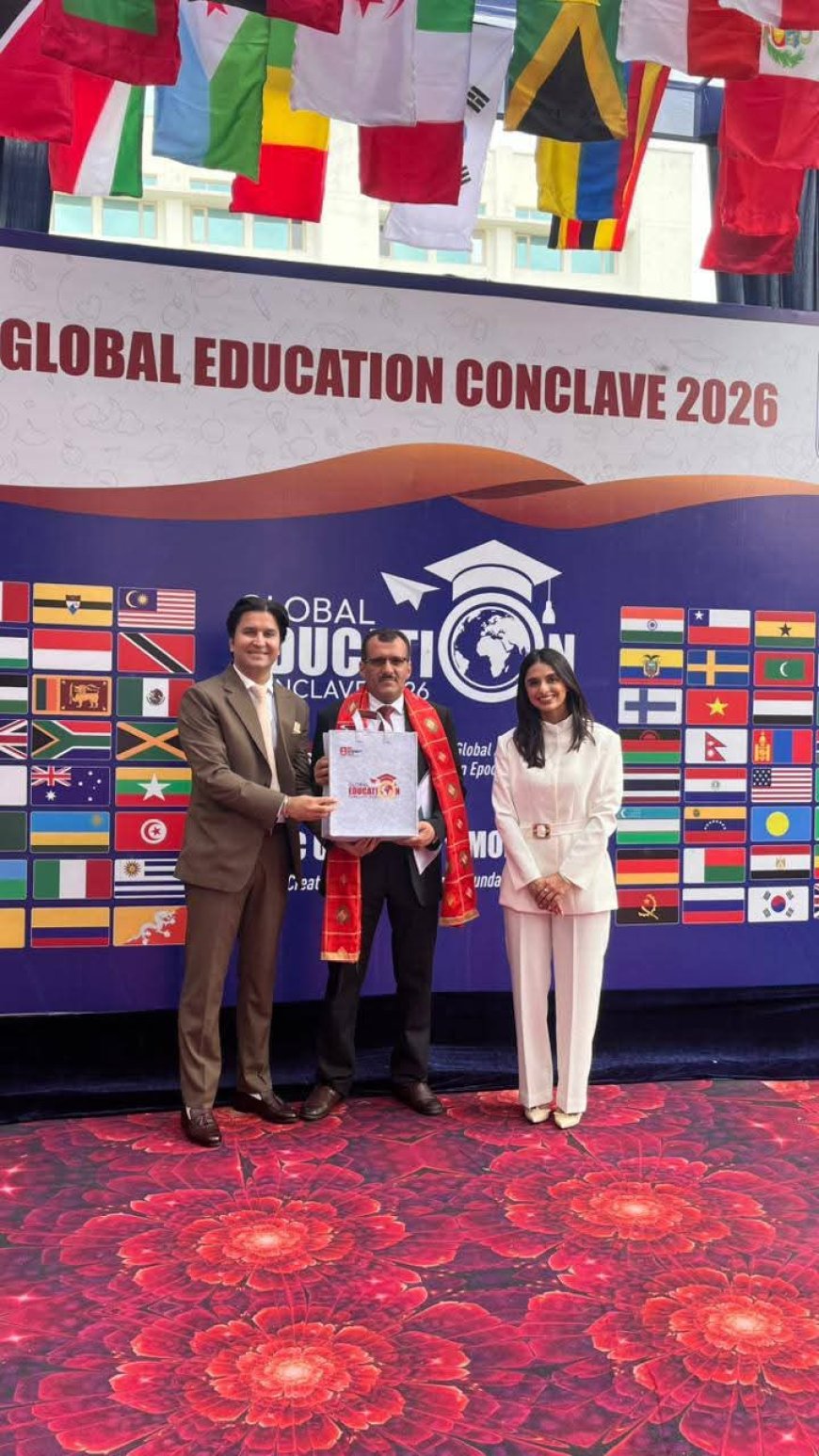 المستشار المخلافي يشارك في المؤتمر العالمي للتعليم 2026 بالهند 