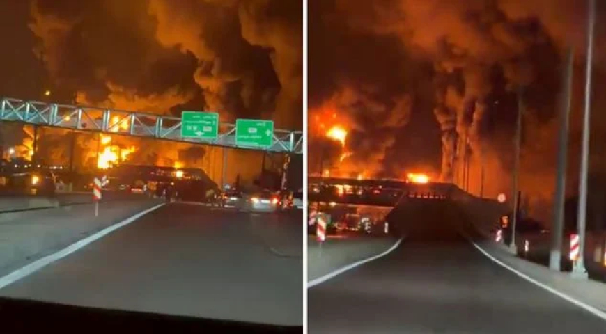 بالفيديو طهران تحترق!.. انفجارات متتالية وأعمدة دخان تغطي الأفق