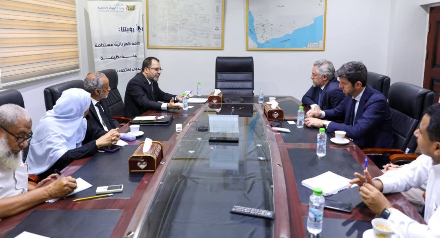 وزير الكهرباء يبحث مع نائب رئيس البنك الدولي تعزيز التعاون ضمن الشراكة