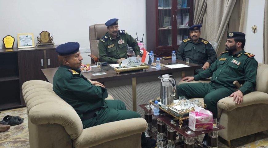 وكيل وزارة الداخلية يطّلع على مستوى الأداء والانضباط بأمن وادي وصحراء حضرموت ويترأس اجتماعاً لتنظيم الموارد البشرية