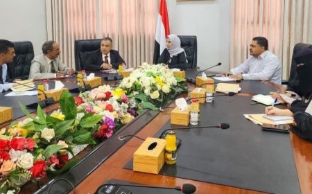 وزيرة التخطيط تناقش مع رئيس جامعة عدن دعم المشاريع التعليمية والأكاديمية