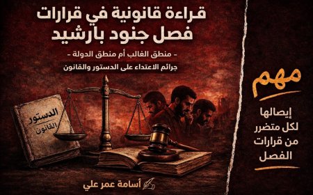 قراءة قانونية في قرارات فصل جنود بارشيد - منطق الغالب أم منطق الدولة - جرائم الاعتداء على الدستور والقانون