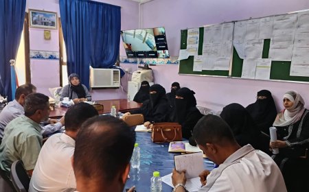 تحديد مواعيد الاختبارات محور اجتماع تربية الشيخ عثمان بمدراء التعليم الأهلي والخاص