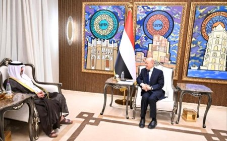 أمن الكويت خط أحمر.. الرئيس العليمي يجدد رفض اليمن القاطع للاعتداءات الإيرانية على دول الخليج