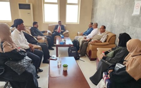 بتوجيهات من الوزير السقطري وفداً من وزارة الزراعة والري والثروة السمكية ومنظمة "الفاو" يصل سقطرى