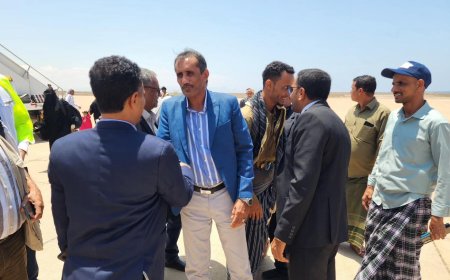 وصول وفد من وزارة الزراعة والأسماك ومنظمة "الفاو" إلى سقطرى