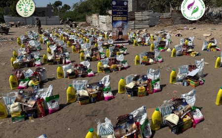 ذو النورين وشعيله يوزعان سلالًا غذائية متكاملة على الفئات المستضعفة في كافة مناطق الكود بأبين