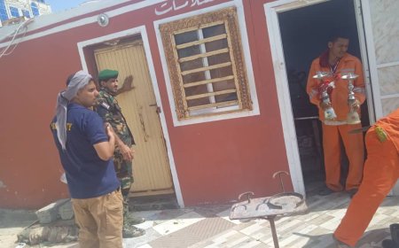 حملة ميدانية لإزالة العشوائيات وضبط المخالفات بكورنيشات خورمكسر