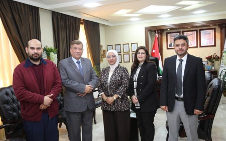 زيارة المستشار الثقافي لجامعة الزيتونة الأردنية