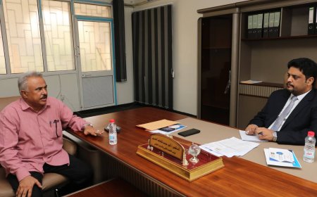 وزير التعليم الفني يناقش سير العمل في مكاتب عدن ولحج ويؤكد على تطوير المناهج وتعزيز الكوادر