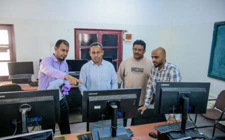 تحت رعاية رئيس جامعة عدن.. عمادة كلية الحاسوب وتكنولوجيا المعلومات تتفقد اللمسات الأخيرة لافتتاح معامل الحاسوب الحديثة